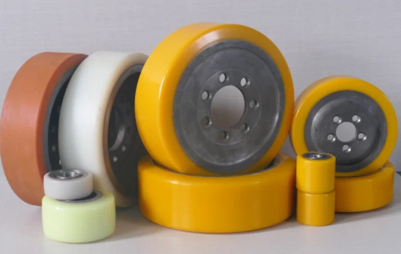 6인치 폴리우레탄 휠 레드